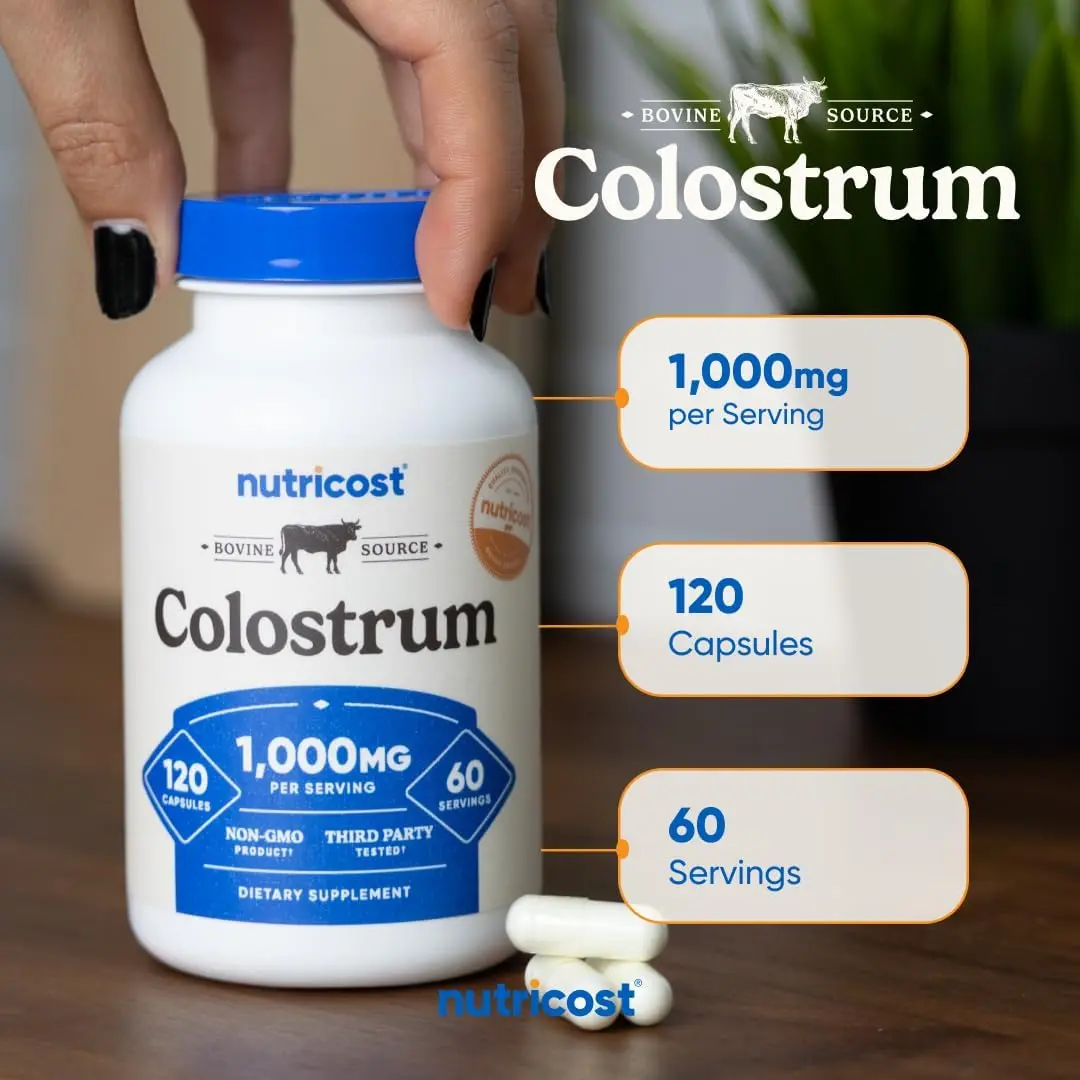 Nutricost Colostrum 1000mg, Capsules
